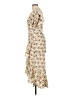Max Studio Floral Ivory Casual Dress Size L - photo 5