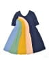 Hanna Andersson Color Block Blue Dress Size 6 - 7 - photo 1