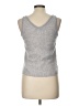 Amour Vert 100% Cashmere Silver Tank Top Size L - photo 2