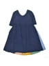 Hanna Andersson Color Block Blue Dress Size 6 - 7 - photo 2