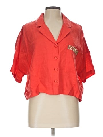 DKNY Short Sleeve Blouse (view 1)