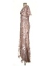 Mac Duggal 100% Polyester Silver Cocktail Dress Size 4 - photo 5