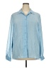 Liz Baker 100% Polyester Blue Long Sleeve Blouse Size 20 (tall) - photo 1