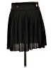 DMBM 100% Polyester Solid Black Casual Skirt Size S - photo 1