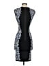 BCBGMAXAZRIA Graphic Blue Cocktail Dress Size XS - photo 2