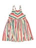Tea 100% Cotton Stripes Green Dress Size 5 - photo 2
