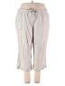 Per Se Gray Leather Pants Size 3X - photo 1