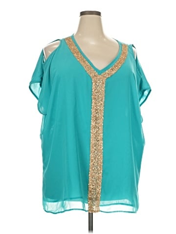 IMAN Short Sleeve Blouse (view 1)