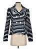Nanette Lepore Stripes Blue Blazer Size 4 - photo 1