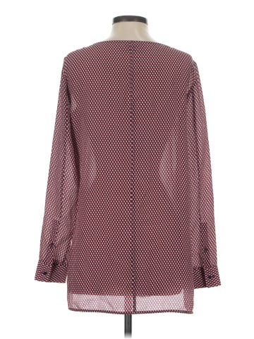 Theory Long Sleeve Silk Top (view 2)