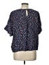 Madewell 100% Viscose Blue Short Sleeve Blouse Size L - photo 2