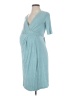 Seraphine Teal Kimono Size 2 Maternity - photo 1