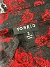 Torrid Floral Burgundy Long Sleeve Blouse Size 2X Plus (2) - photo 7