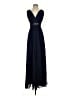 Cache 100% Polyester Blue Cocktail Dress Size 4 - photo 1