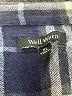 Well Worn Plaid Blue 3/4 Sleeve Button-Down Shirt Size XL - photo 7