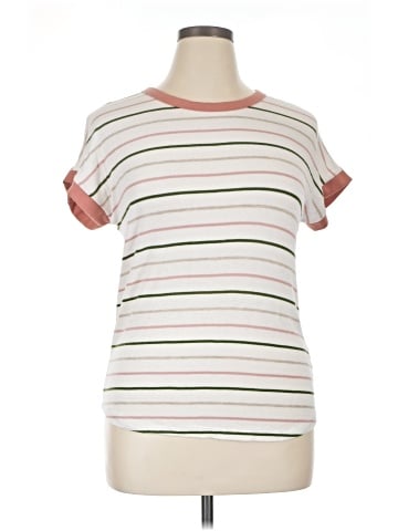 Pink Clover Short Sleeve T-Shirt (view 1)