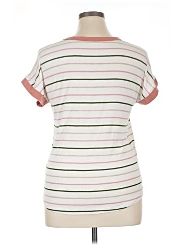 Pink Clover Short Sleeve T-Shirt (view 2)