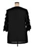 BLOOMCHIC 100% Polyester Black 3/4 Sleeve T-Shirt Size 18 - photo 2