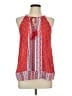 Pink Republic 100% Polyester Red Sleeveless Blouse Size L - photo 1
