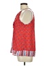 Pink Republic 100% Polyester Red Sleeveless Blouse Size L - photo 5
