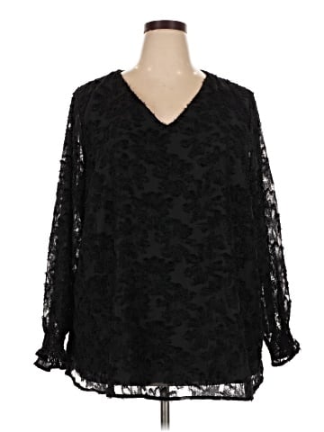 BLOOMCHIC Long Sleeve Blouse (view 1)