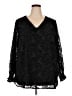 BLOOMCHIC 100% Polyester Black Long Sleeve Blouse Size 18 - photo 1