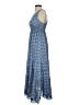 Max Studio 100% Polyester Argyle Blue Casual Dress Size XS - photo 5