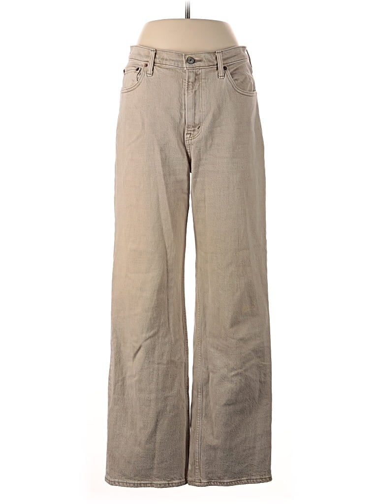 Pre-owned Abercrombie & Fitch Jeans In Tan