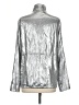 Vince Camuto 100% Polyester Metallic Silver Raincoat Size S - photo 2