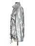 Vince Camuto 100% Polyester Metallic Silver Raincoat Size S - photo 5