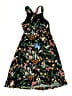 Cat & Jack 100% Rayon Tropical Black Dress Size 4 - 5 - photo 2