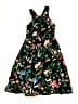 Cat & Jack 100% Rayon Tropical Black Dress Size 4 - 5 - photo 1