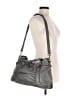 B Makowsky 100% Leather Gray Leather Shoulder Bag One size - photo 2