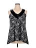 Fashion Bug Silver Sleeveless Blouse Size XL - photo 1