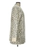 Evolution by Cyrus Animal Print Ivory Cardigan Size L - photo 4