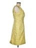 Etcetera 100% Polyester Tweed Yellow Cocktail Dress Size 6 - photo 4