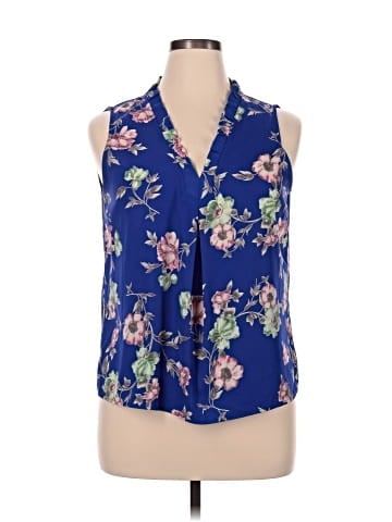 Skies Are Blue Sleeveless Blouse (view 1)