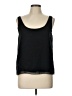 Niteline 100% Silk Black Sleeveless Silk Top Size 12 - photo 1