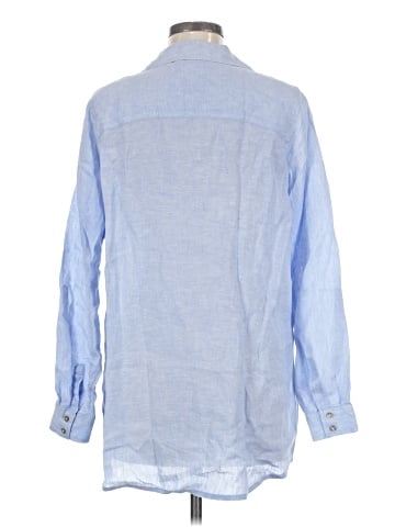 Sigrid Olsen Long Sleeve Button-Down Shirt (view 2)