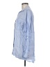 Sigrid Olsen 100% Linen Blue Long Sleeve Button-Down Shirt Size M - photo 5