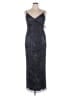 Aidan Mattox 100% Polyester Silver Cocktail Dress Size 14 - photo 1