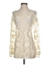 Everleigh Floral Ivory Long Sleeve Blouse Size S - photo 1