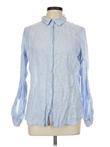Sigrid Olsen Long Sleeve Button-Down Shirt (view 1)