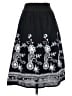 Studio West 100% Cotton Paisley Black Casual Skirt Size S - photo 1