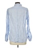 Sigrid Olsen 100% Linen Blue Long Sleeve Button-Down Shirt Size L - photo 2