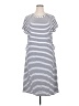 Lands' End Stripes White Swimsuit Cover Up Size 1X - photo 1