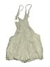 WeWoreWhat Gold Overall Shorts Size XL - photo 2