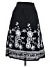 Studio West 100% Cotton Paisley Black Casual Skirt Size S - photo 2