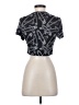 Romwe Black Short Sleeve T-Shirt Size S - photo 2
