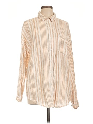 Aeropostale Long Sleeve Button-Down Shirt (view 1)